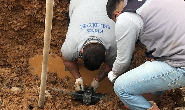 Kepez Belediyesi çalışıyor