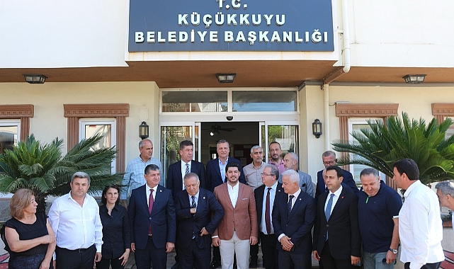 Küçükkuyu Belediyesi'ne ziyaret