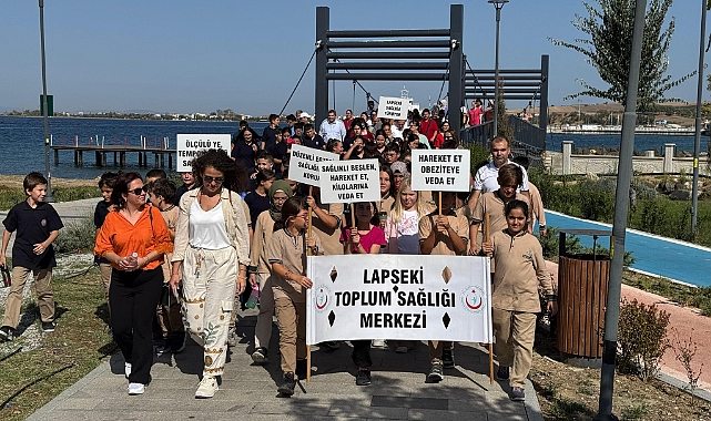 Lapseki sağlığa yürüyor