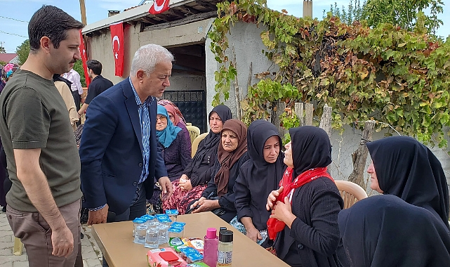 Milletvekili Güneşhan Şehit Burak Geniş'in mevlidine katıldı