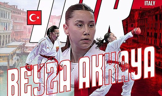 Milli Sporcu Beyza Akkaya Dünya Karate Şampiyonası’nda