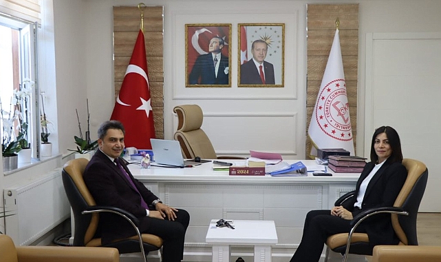 Prof. Dr. Muzaffer Özdemir, Müdür Hayta’ya ziyaret