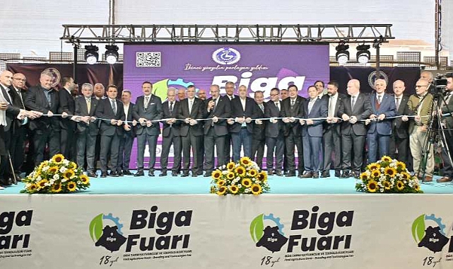 Semizoğlu, 18. Biga Gıda, Tarım ve Hayvancılık Fuarı'nın açılışına katıldı