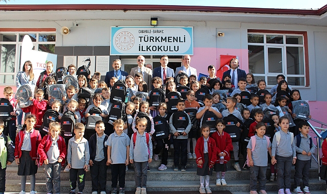 TKDK'dan Bayramiç'te köy okullarına destek ziyareti