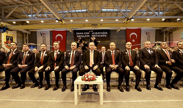 TUSAŞ'ta GÖKBEY helikopteri teslimat töreni
