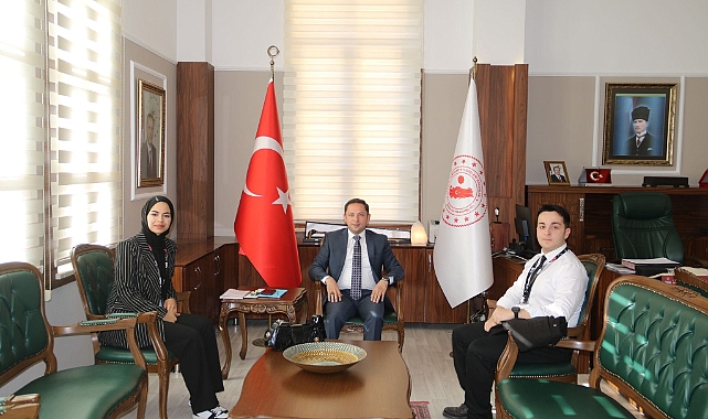 Üniversite öğrencilerinden Kaymakam Kayabaşı'ya ziyaret