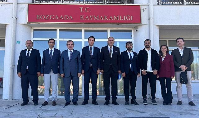 Vali - Mülkiye Başmüfettişi Abdulkadir Yazıcı'dan Bozcaada'ya ziyaret