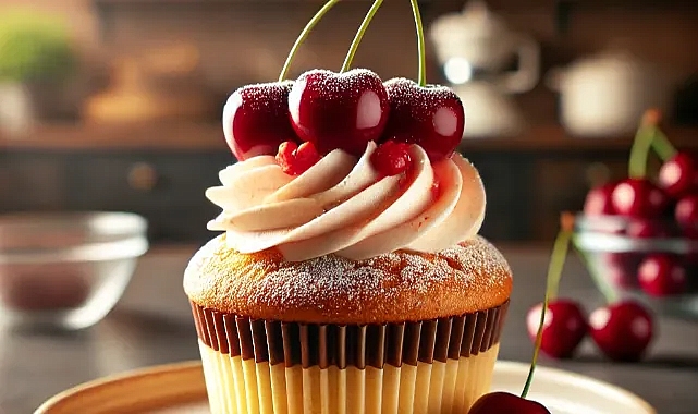 Vişneli Cupcake tarifi