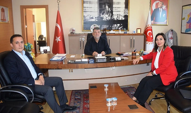 Yapı Kredi Bankası yetkililerinden Halil Ertuğrul’a ziyaret
