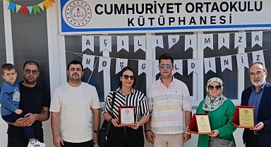 Yenice Cumhuriyet Ortaokulu'na yeni kütüphane