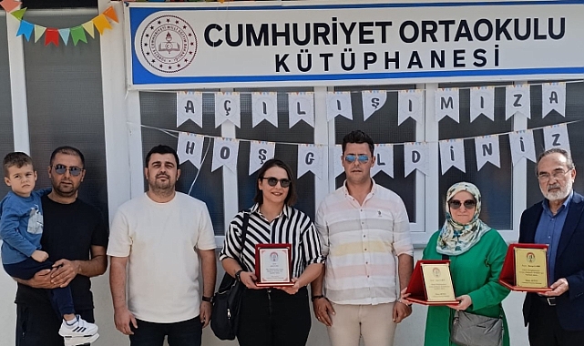 Yenice Cumhuriyet Ortaokulu'na yeni kütüphane