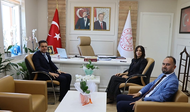 Zülküf Memiş’ten İl Millî Eğitim Müdürü Mine Hayta'ya ziyaret