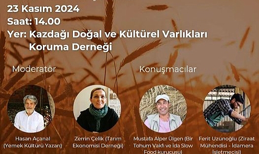 Agroekoloji Paneli ve Kitap İmza Etkinliği düzenlenecek