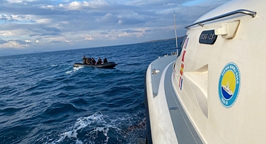 Ayvacık açıklarında göçmen operasyonu