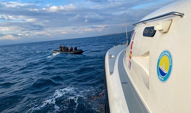 Ayvacık açıklarında göçmen operasyonu