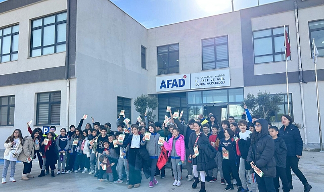 Bahçeşehir Koleji öğrencilerinden AFAD’a eğitim ziyareti