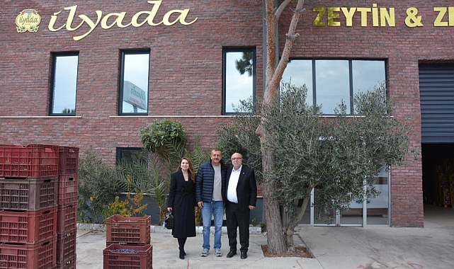 Başkan Abdullah Deniz zeytinyağı sektöründeki ÇTB üyelerini ziyaret etti