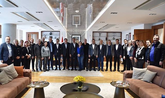 Başkan Erkek, Kazdağları için gelen heyeti ağırladı