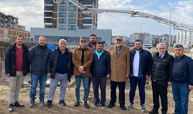 Başkan Ertuğrul, temel atma töreninde
