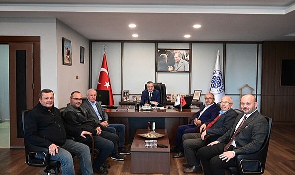 Başkan Şen, ziyaretçilerini ağırladı