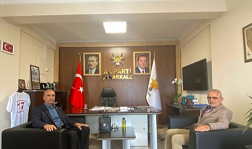 Başkan Sırlan'dan İl Başkanı Göktürk'e ziyaret