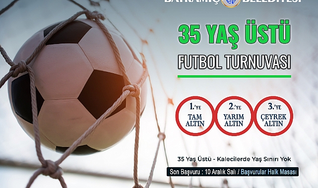 Bayramiç Belediyesi'nde yeni futbol turnuvası