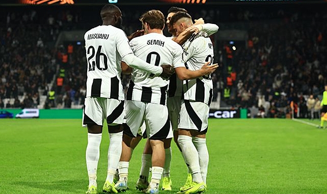 Beşiktaş’tan, UEFA Avrupa Ligi'nde 2-1’lik galibiyet