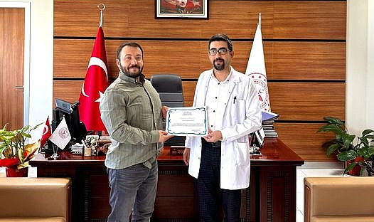 Biga Devlet Hastanesi'nden Uzm. Dr. Yunus B. Koçyiğit'e veda