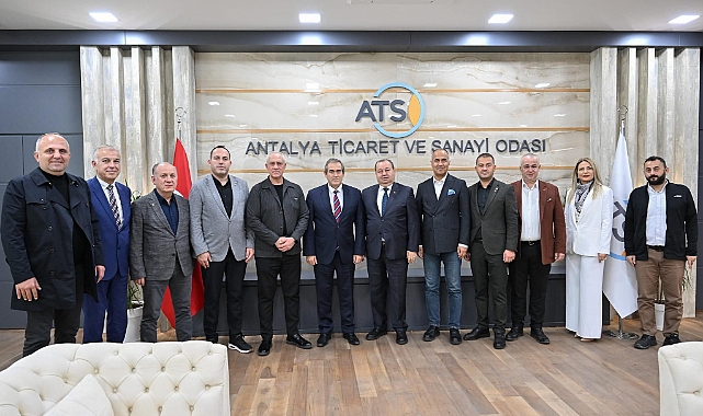 Biga TSO Başkanı Şadan Doğan, Antalya TSO ile iş birliği görüşmeleri yaptı