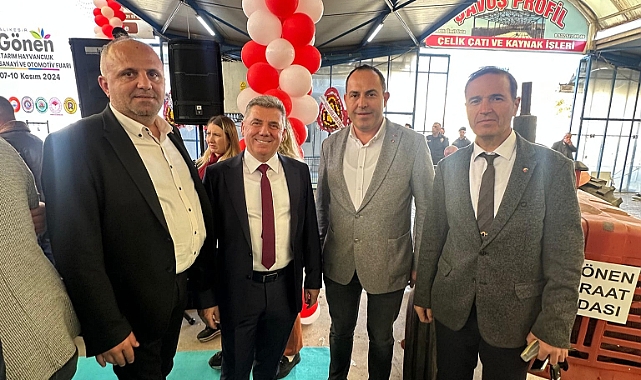 Biga TSO yönetimi, Gönen Fuarı'nın açılışında