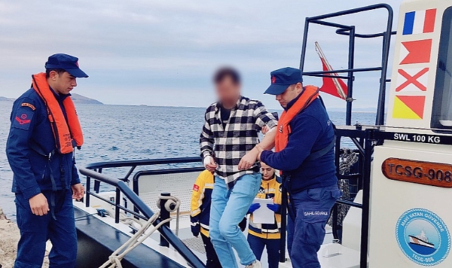 Bozcaada açıklarında 1 şahsın tıbbi tahliyesi gerçekleştirildi