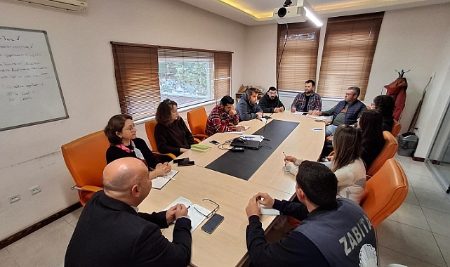 Bozcaada Belediyesi'nde haftalık toplantı