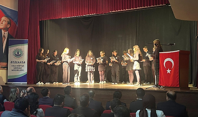 Bozcaada’da Atatürk’ü Anma programı düzenlendi