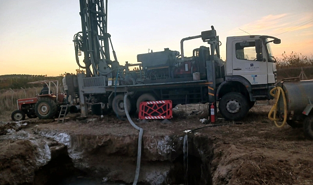 Bozcaada'da yeni su kuyusu çalışmaları başladı