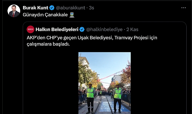 Burak Kunt; "Günaydın Çanakkale"