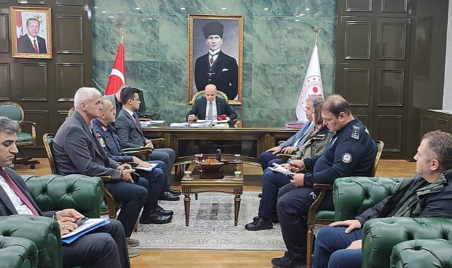 Çan'da kış trafik tedbirleri toplantısı yapıldı