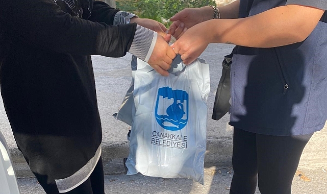 Çanakkale Belediyesi’nden ihtiyaç sahibi öğrencilere beslenme desteği devam ediyor