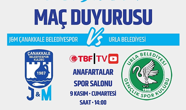 Çanakkale Belediyespor'dan maç çağrısı
