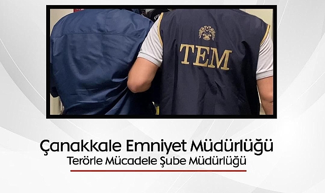 Çanakkale’de PKK/KCK terör örgütüne yönelik operasyon: 15 gözaltı
