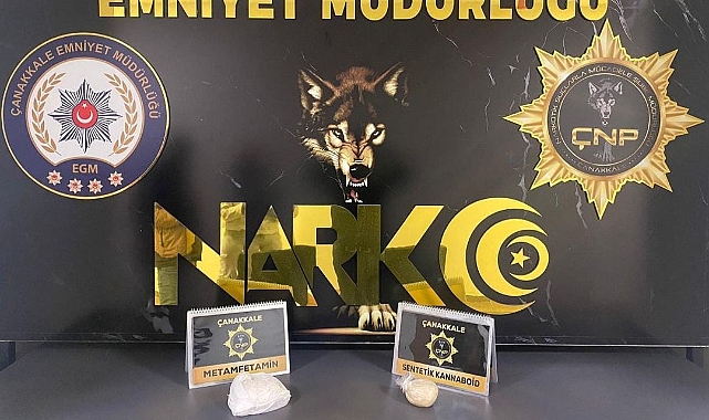 Çanakkale’de uyuşturucu operasyonu: 648 gram uyuşturucu madde ele geçirildi