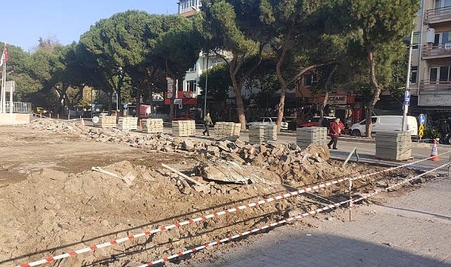 Çanakkale eski İl Emniyet Müdürlüğü alanında çevre düzenlemesi
