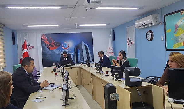 Çanakkale İl Sağlık Müdürlüğü'nden online değerlendirme toplantısı