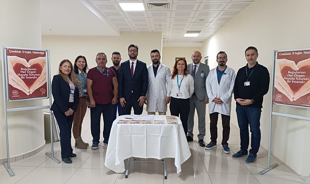 Çanakkale İl Sağlık Müdürü’nden Organ Bağışı Haftası etkinliğine destek