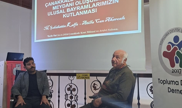 Çanakkale’nin tarihine ışık tutan söyleşi dizisi başladı