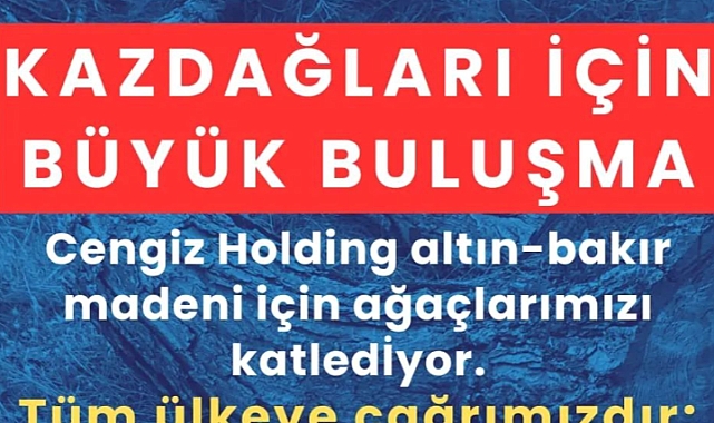 Cengiz Holding'in projesine karşı eylem çağrısı