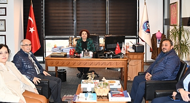ÇOMÜ Sosyal Bilimler MYO’dan ÇTSO’ya ziyaret