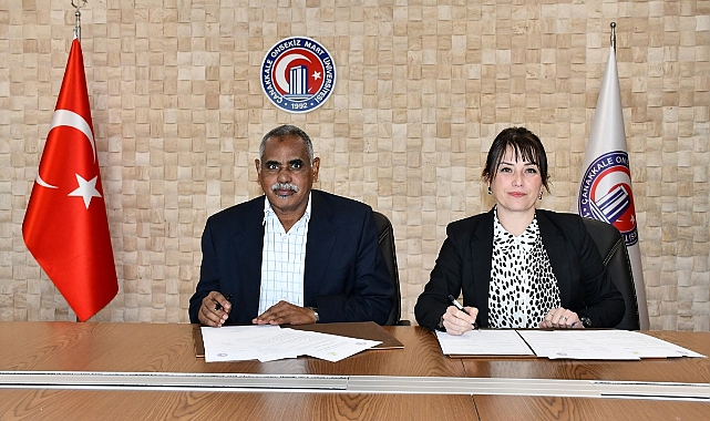 ÇOMÜ ve Zanzibar Üniversitesi arasında akademik iş birliği protokolü