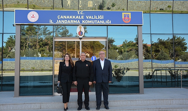 ÇTB’den İl Jandarma Komutanı Ersin Aslan’a ziyaret