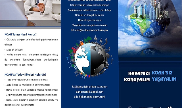 Dünya KOAH Günü'nde "Havamızı Koruyalım KOAH'sız Yaşayalım" teması