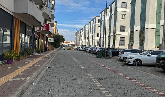 Fevzi Renda Sokak'ta üstyapı çalışmaları tamamlandı